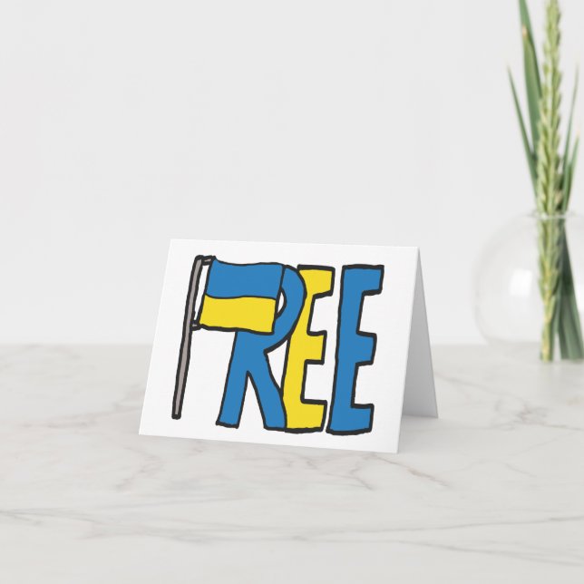 Free Ukraine Card (Front)
