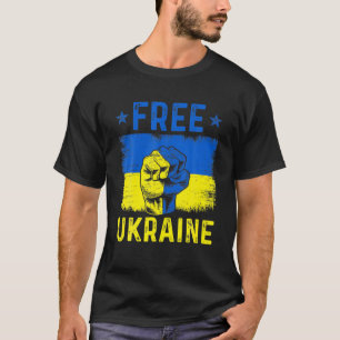 Free Ukraine I Stand With Ukraine Support Ukraine T-Shirt