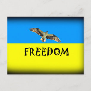 Free Ukraine Print Postcard