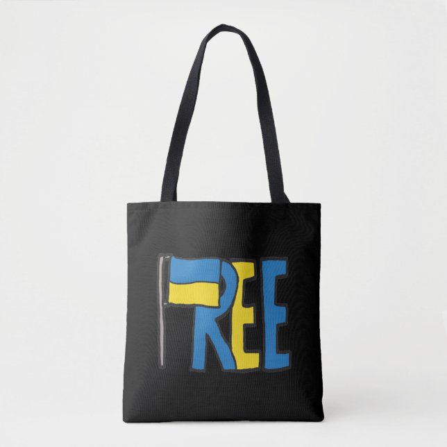 Free Ukraine Tote Bag (Front)