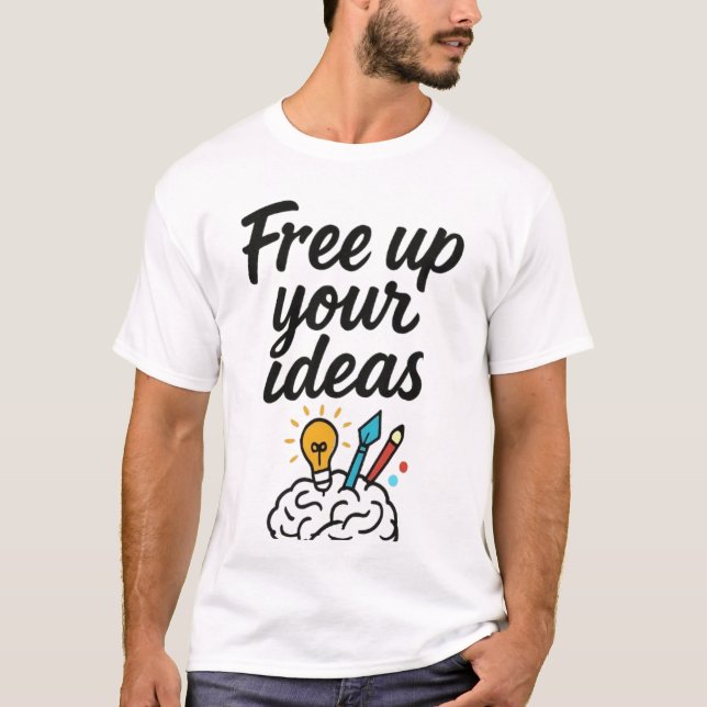 Free Up Your Ideas – Unlock Creativity Tee (Front)