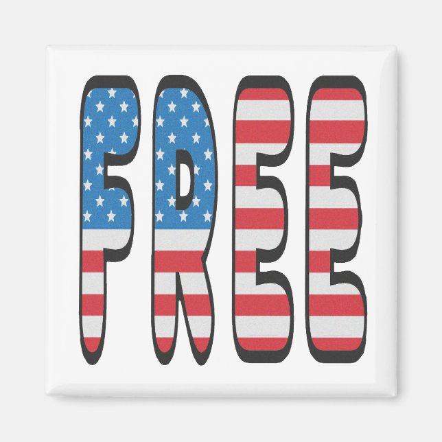 Free USA Magnet (Front)
