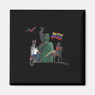 Free Venezuela - Hasta El Final - Abajo Cadenas Magnet
