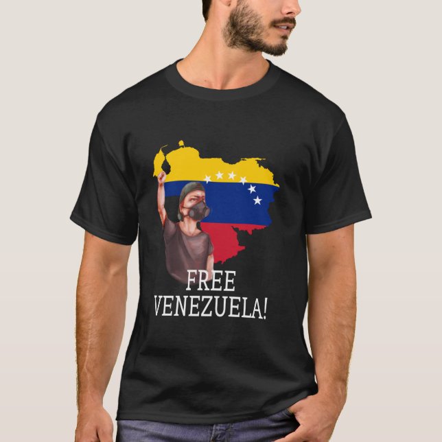 Free Venezuela T Shirt for Men and Women T Shirt (Front)