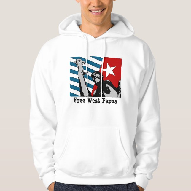 Free West Papua Hooded Sweatshirt (Front)