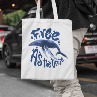 Free Whale Tote Bag