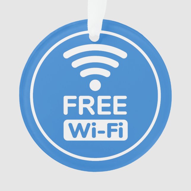 Free Wi-Fi Ornament (Front)
