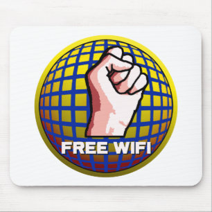 Free WiFi Mouse Pad