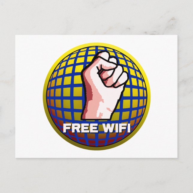 Free WiFi Postcard (Front)