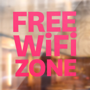 Free WiFi Zone Coffee Doughnut Shop Business