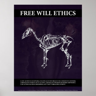 Free Will Ethics Poster