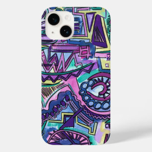 Free Will-Hand Painted Abstract Art Case-Mate iPhone 14 Case