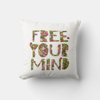 Free your mind pillow