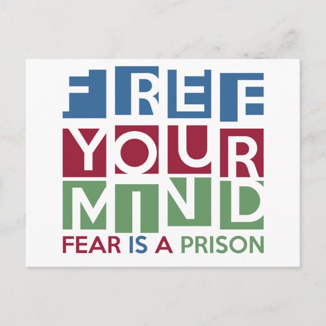 Free Your Mind Postcard (Front)