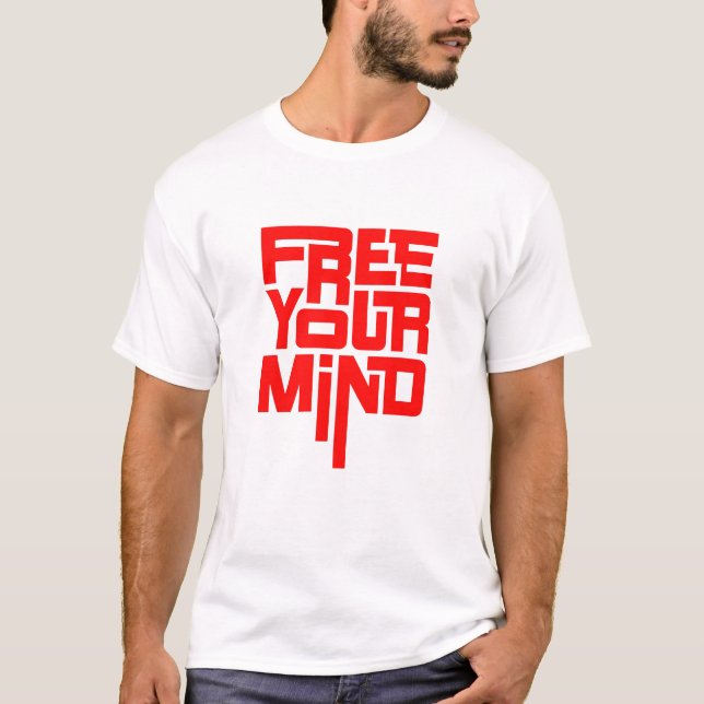 Free Your Mind Tee – Break Barriers, Think Freely  (Front)