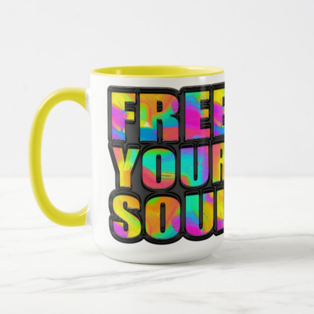 free your soul mug (Left)
