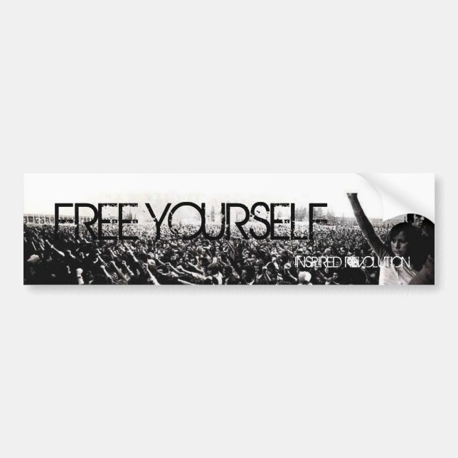 free yourself bumper sticker (Front)