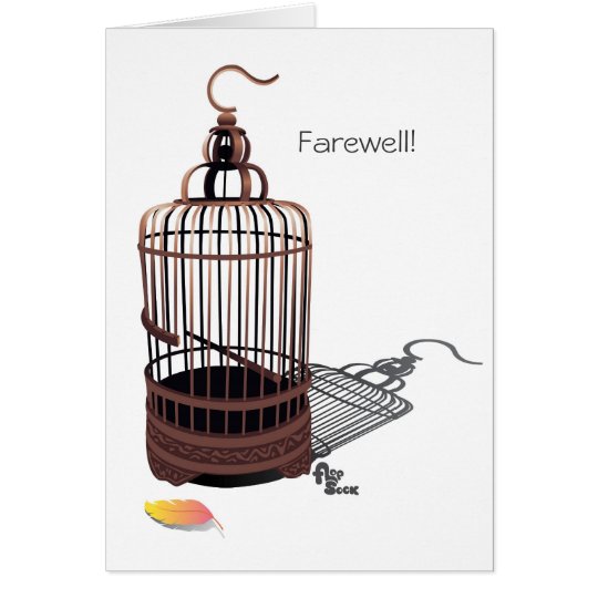 Freebird Farewell Card
