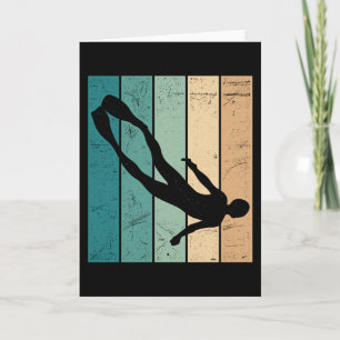 Freediver Retro Free Diving Apnoea Diver Apnoea Card