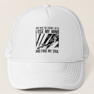 Freediving Lose My Mind And Find My Soul Freediver Trucker Hat