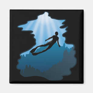Freediving - Underwater Free Diver Magnet