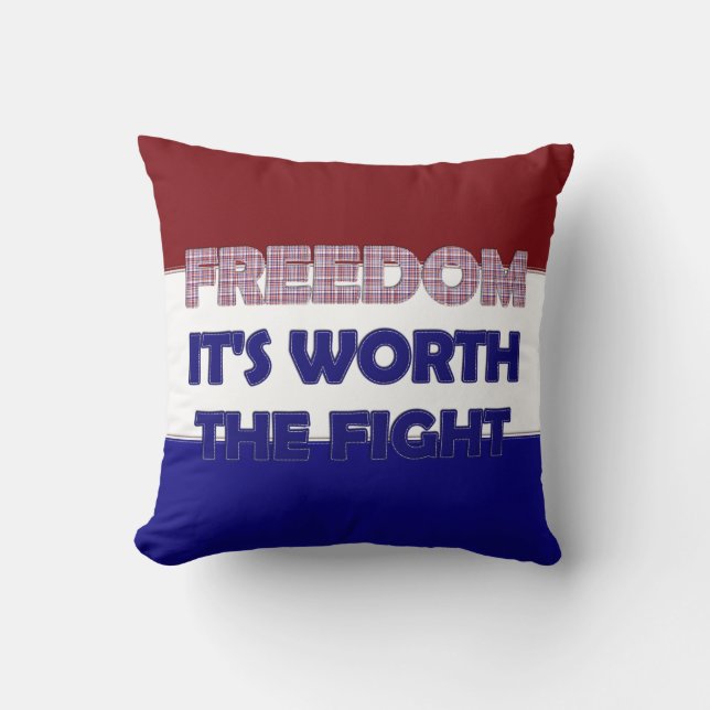 Freedom 02-Square Throw Pillow (Front)