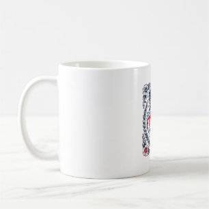 Freedom 1776 Patriotic Vintage Flag Floral Shirt_1 Coffee Mug