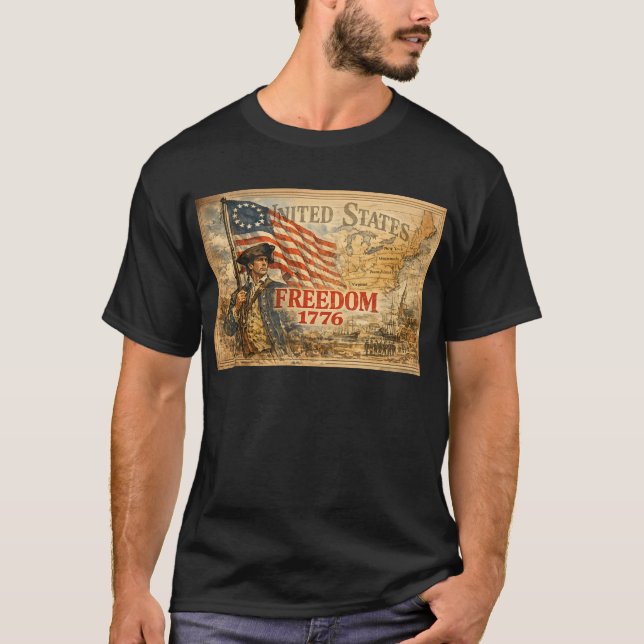 freedom 1776 T-Shirt (Front)