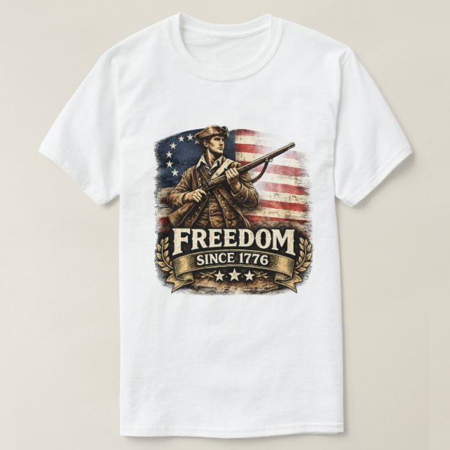 Freedom 1776 T-Shirt (Design Front)