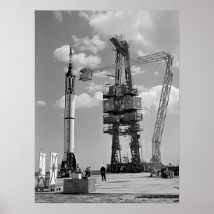 Freedom 7 (Mercury Redstone 3) Launch Preparations Poster