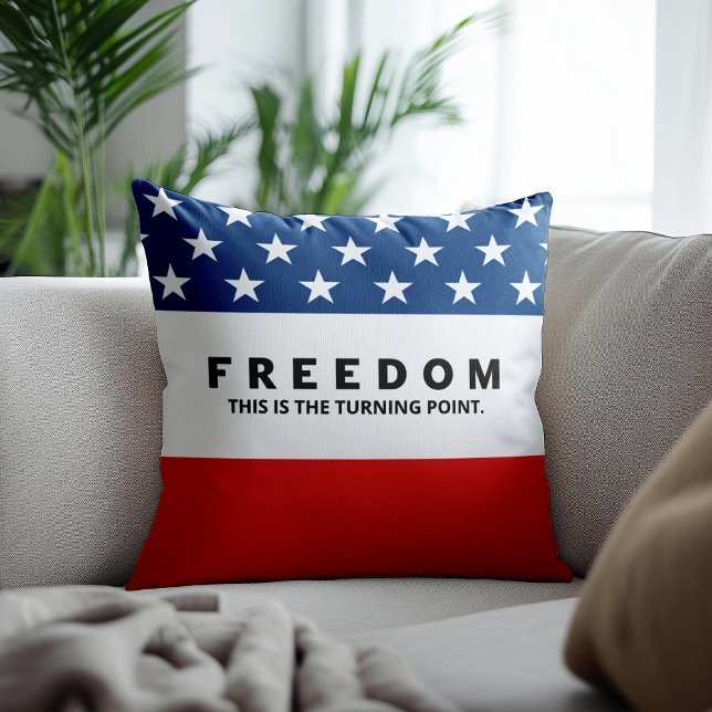 Freedom A True Patriot Cushion (Creator Uploaded)