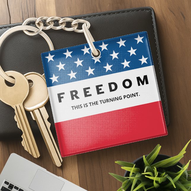 Freedom A True Patriot Key Ring (Creator Uploaded)
