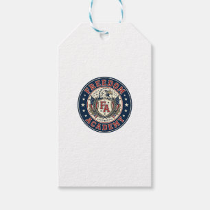 Freedom Academy Patriotic Patriotic University Aca Gift Tags
