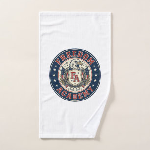 Freedom Academy Patriotic Patriotic University Aca Hand Towel