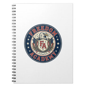 Freedom Academy Patriotic Patriotic University Aca Notebook