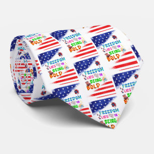 Freedom Accessories Lies In Being Bold Tie