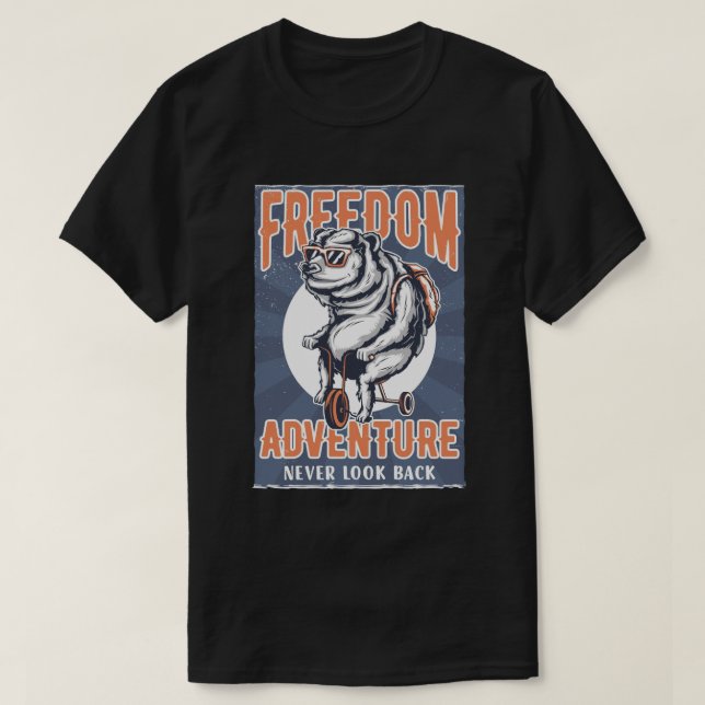 Freedom Adventure T-Shirt (Design Front)