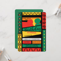 Freedom afro black history month Birthday party