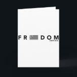 Freedom American Flag Christ Is King Sets You Free Card<br><div class="desc">Freedom American Flag Christ Is King Sets You Free Design</div>