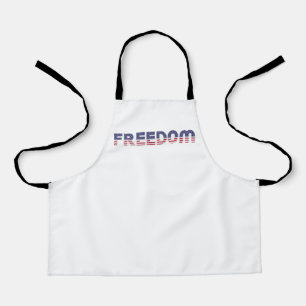 Freedom American Flag for Patriotic & Liberty Gift Apron