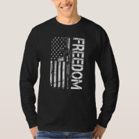 Freedom Ar15 Usa Flag Pro Gun 2nd Amendment