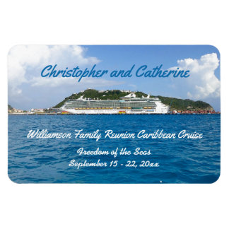 Freedom at Sint Maarten Stateroom Door Marker Magnet