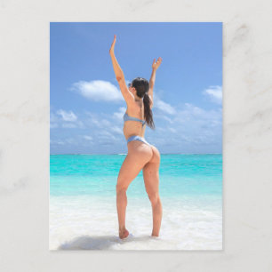 Freedom  ☆ Bikini ☆  Beach ☆ Babe ☆ Postcard