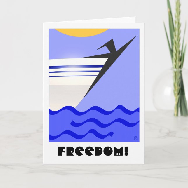 Freedom (Blank Card) Card (Front)