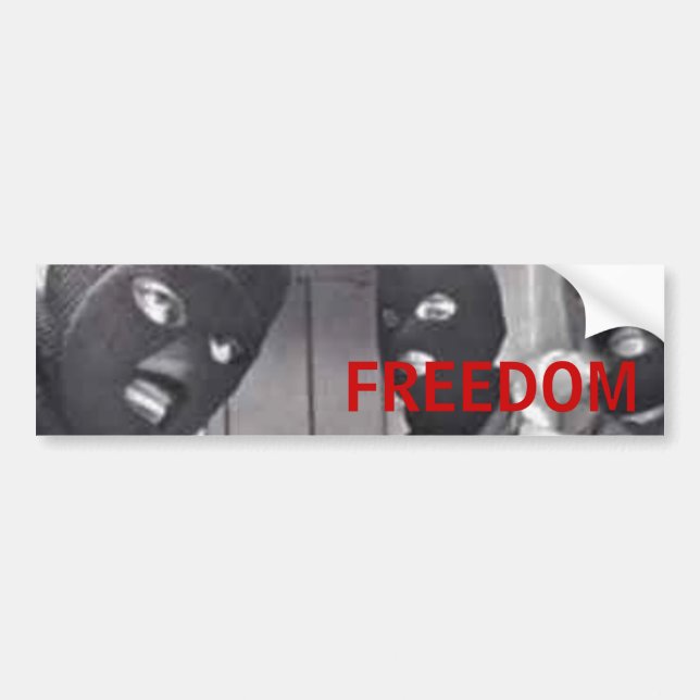 Freedom Bumper Sticker (Front)