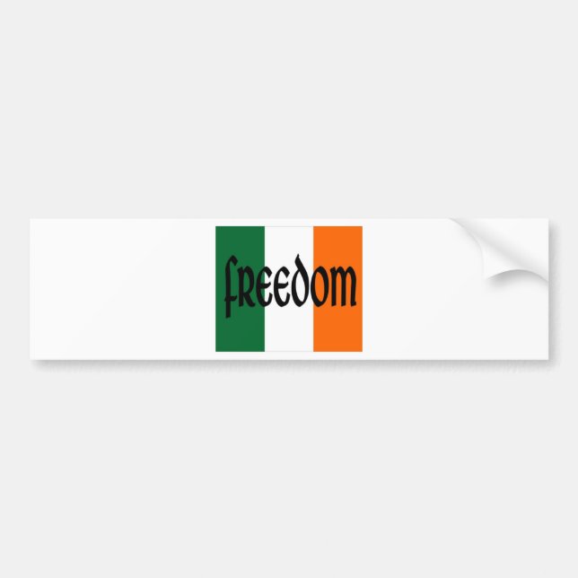 Freedom Bumper Sticker (Front)