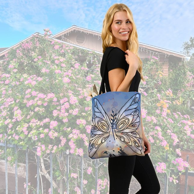 Freedom Butterdly Tote Bag (Creator Uploaded)
