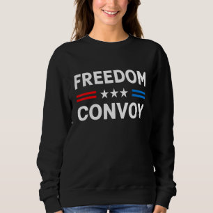 Freedom Convoy 2022 American Flag Canada Flag Sweatshirt