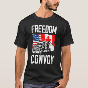 Freedom Convoy 2022 Canadian Trucker Tees Maple Le