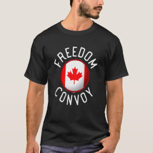 Freedom Convoy 2022 Support Canadian Maple America T-Shirt